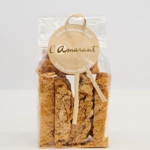 L'Amarant: carquinyolis d'ametlla 100 g