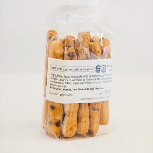 Bastonets de pa amb xocolata 65 g