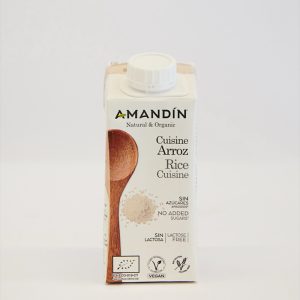 Amandin: crema de llet d'arròs per cuinar 200 mL