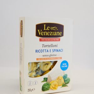Le Veneziane: tortelloni de ricotta amb espinacs sense gluten