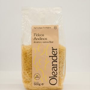 Oleander: fideus de cabell d’àngel d'arròs i quinoa sense gluten