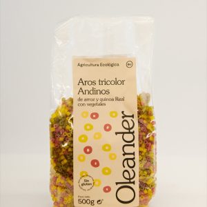 Oleander: pasta tricolor de arroz y quinoa BIO 500 g
